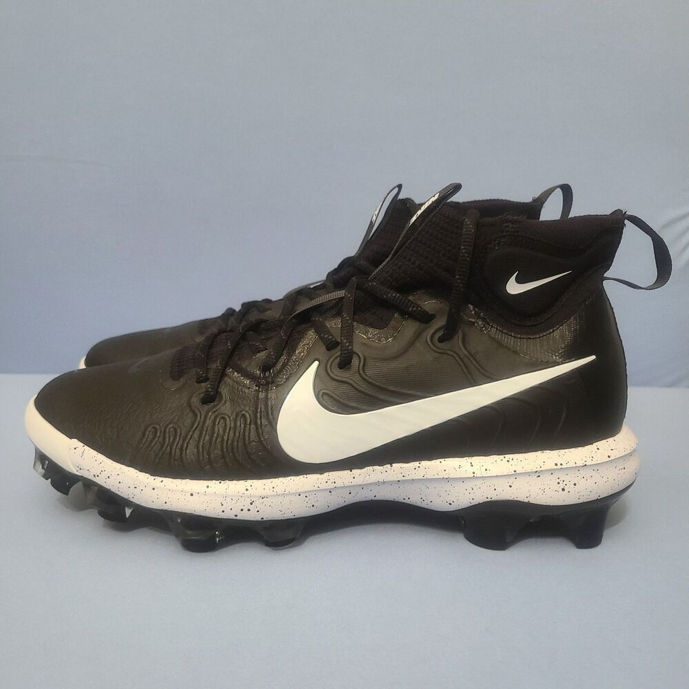 Nike Alpha Huarache NXT MCS Mid Mens Size 11.5 Baseball Cleats Black DJ6519-002